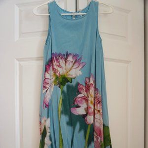 Anthropologie Women Summer Dress - Light Blue, Size US 0, Like new condition